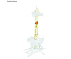 Rayher 3127000 Kommunionkerze, weiß, 50 cm, 3 cm ø, im Klarsichtkarton, RAL-Gütezeichen, 100% Paraffin, Kerzenrohling zur Kommunion, Taufe, Geburtstag, Hochzeit, Kerze zum Basteln und Verzieren