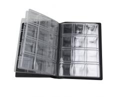 LEORX Münzalbum Blätter für Schulz 120 Münze Inhaber Collection Storage Album Buch
