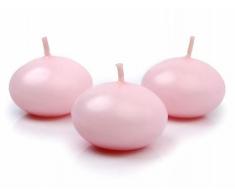 PartyDeco Schwimmkerzen, Farbe Rosa, SDMAT40-081-OP