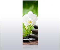 wandmotiv24 Türtapete Wellness 70 x 200cm (B x H) - Dekorfolie selbstklebend Tapete, Tür-Aufkleber, Türbild, Wandbild M0491