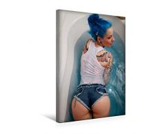 Premium Textil-Leinwand 30 x 45 cm Hoch-Format Blaues Wasser | Wandbild, HD-Bild auf Keilrahmen, Fertigbild auf hochwertigem Vlies, Leinwanddruck von Andy Bull