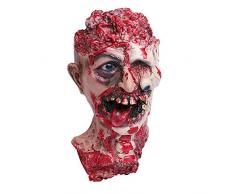 semen Halloween Horror Dekoration Erwachsene Blutige Kopf Abgehackter Blutiger Kopf lebensgroß Halloween Deko Halloween Karneval