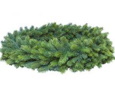 Flora-Seta GmbH Künstlicher Edel-Adventskranz Rory auf Drahtring, rundgebunden (ca. 65 cm)