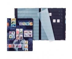 Pagna Briefmarkenalbum Porto A5 16 Seiten schwarze Blätter