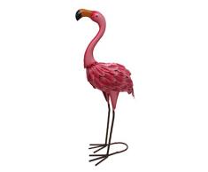 DARO DEKO Metall-Figur Flamingo 1 Stück - XL - 40 x 97cm