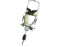 LOVIVER Solar LED Hängende Dekoeule Soalrleuchte Gartenfigur Gartenbeleuchtung,