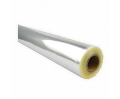 Blumenfolie Geschenkfolie 70 cm x 5 m unbedruckt transparent