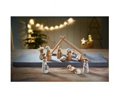 Haba Weihnachtskrippe | Spielkrippe | 12 teilig | aus Holz