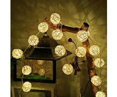 Sepak Takraw Reihe Von Weihnachtsbeleuchtung, Multifunktions-LED Rattankugel Batterielicht Für Im Freien Dekorativen Weihnachtskranz Schlafzimmer Wohnzimmer