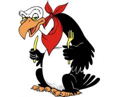 Indigos 4051719868753 Wandtattoo ME252 schÃ¶ne VÃ¶gel verhungern 40 x 34 cm