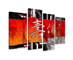 bestpricepictures 130 x 80 cm Bild auf Leinwand China 6170-SCT deutsche Marke und Lager - Die Bilder/Das Wandbild/der Kunstdruck ist fertig gerahmt