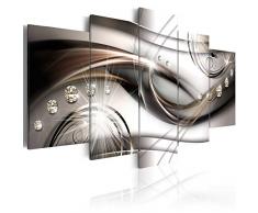 murando - Bilder 100x50 cm Vlies Leinwandbild 5 TLG Kunstdruck modern Wandbilder XXL Wanddekoration Design Wand Bild - Abstrakt Diamant a-A-0174-b-n