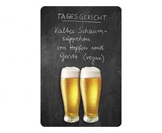 Unbekannt Tagesgericht Bier Blechschild Gewölbt 20x30cm VS4955-1