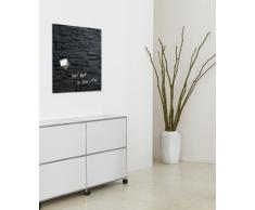 Sigel GL169 Glas-Magnetboard / Magnettafel artverum Design Schiefer-Stone, 48 x 48 cm - weitere Designs/Größen auswählbar