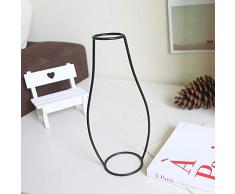 IJNM Ferric Craft Ferric Draht-Vase künstliches Blumenarrangement Ferric Craft skandinavische kreative dekorative Blumen-Rahmen, Abschnitt F enthält Keine Tassen