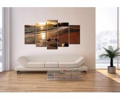 Bild auf Leinwand - Leinwandbilder - fünf Teile - Breite: 160cm, Höhe: 85cm - Bildnummer 2527 - fünfteilig - mehrteilig - zum Aufhängen bereit - Bilder - Kunstdruck - EA160x85-2527