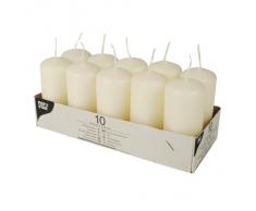 Papstar 17912 10 Wachskerzen 40mm x 90mm