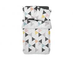 TODAY 012285 Hello Zeichnung Weihnachtsbaumkerze Bettwäsche 2 Personen + 2 Kissenbezüge Baumwolle Mehrfarbig 220 x 240 cm