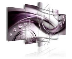 murando - Bilder 200x100 cm Vlies Leinwandbild 5 TLG Kunstdruck modern Wandbilder XXL Wanddekoration Design Wand Bild - Abstrakt Diamant a-A-0174-b-p