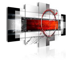 murando - Bilder 200x100 cm Vlies Leinwandbild 5 TLG Kunstdruck modern Wandbilder XXL Wanddekoration Design Wand Bild - Abstrakt a-A-0052-b-n