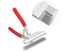 12cm Leinwand-Spannzange mit gepolstertem Feder-Rückstellgriff, Ölgemälde-Bürstenzange Kiefer breite Leinwand-Spannzange, erweitertes Ölgemälde-Rahmenwerkzeug