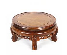 Jinxin-hua Stand Blumentreppe aus Holz Blumenständer Topf Rack Massivholz Blumenständer Runde Blumenvase Bonsai Aquarium Bodenständer Dekorative Blumentöpfe