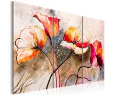 murando - Bilder 90x60 cm - Leinwandbilder - Fertig Aufgespannt - Vlies Leinwand - 3 Teilig - Wandbilder XXL - Kunstdrucke - Wandbild - Blumen 22353