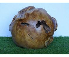 Palmenst. Teakholzkugel Bulan massiv, Ø Circa 32cmx (907910179)
