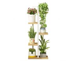 H-J 3-Schicht-Massivholz Blumenvase Display Stehen Zimmerpflanzen, Zierpflanzen Gartenblumen Balkon Wohnzimmer Regale Lagerregale #++ (Color : A)