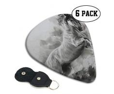 Gitarrenplektren aus Acrylgemälde auf Leinwand, 0,96 mm, 0,71 mm und 0,46 mm, für E-Gitarre, Akustikgitarre, Mandoline und Bass