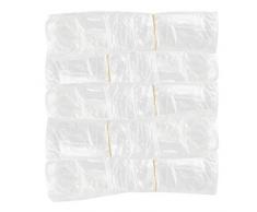 PIXNOR 425 Stücke Einweg Plastiktüten Plastikbeutel Folientüten für Friseur Waschbecken Haarwaschtablett Salon Spa Fußwanne Shampoo Becken Badewanne Taschen Friseurbedarf