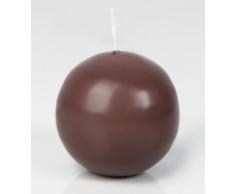Kugelkerzen Braun 80 mm 6 Stueck