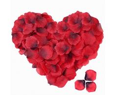 baotongle 4000 Stück Rosenblüten Seide Rot Rosenblätter für Romantische Atmosphäre Hochzeit Party Valentinstag Dekoration