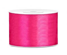 Satinband Dekoband 50 mm breit (pink) Babybauch Schleifen binden