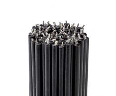 Danilovo Kloster Bienenwachs Kerzen Schwarze, Ritualkerzen, Altarkerzen Kirche Orthodoxe, Höhe: 35.5 cm - N10 (10 Stück - 285g)