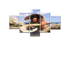 WYHXYZ 5 Leinwanddrucke Mit Rahmen Hd Print Kinderzimmer Wohnkultur Wandkunst Ozean Romantik Cartoon Movie Leinwand Bild Poster