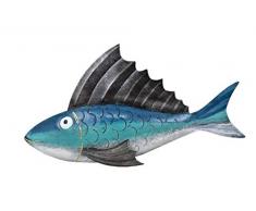 Klp Wanddeko Fisch Metall Zierfisch Wandbild Deko Wand Maritim Garten Figur Skulptur