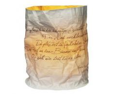 Räder Silber+Weiss Papierlicht Schrift