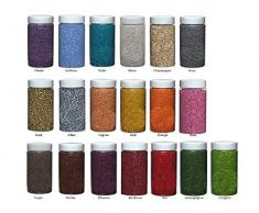 meindekoartikel Deko Granulat Dekosteine Farbgranulat Streudeko Tischdeko Ø 2-3 mm ca. 650g Dose (Hellblau)