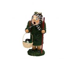 Unbekannt SIGRO Holz Räucherfrau Moosfraa Räuchermännchen Weihnachtsfigur Räucherfigur