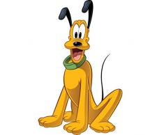 Disney Pluto Riesen-Wandtattoo 64,75cm x 105,5cm