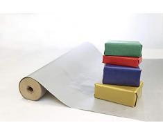 Clairefontaine 507506C Rolle Geschenkpapier (50 x 0,7 m, spezielle Breite, Kraftpapier, strapazierfähig) 1 Stück rot
