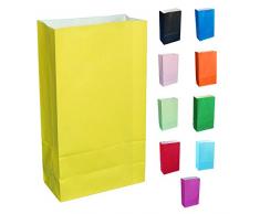 20 Gelb Papier Partytüten - wählen Sie Ihre Farbe und Menge