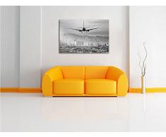 Urlaubsreise nach Las Vegas Kunst B&W, Format: 120x80 auf Leinwand, XXL riesige Bilder fertig gerahmt mit Keilrahmen, Kunstdruck auf Wandbild mit Rahmen, günstiger als Gemälde oder Ölbild, kein Poster oder Plakat