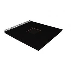 Goldbuch Spiralalbum schw. 34x30 40 schwarze Seiten 25977