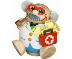 Seiffener Volkskunst Kugelräuchermann Arzt 19155