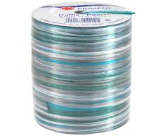 Unbekannt Geschenkband Raphia Multi Rolle Pearl tÃ¼rkis/grau 50m