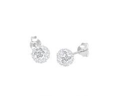 Elli Ohrringe Damen Kugel Stecker mit Swarovski® Kristalle in 925 Sterling Silber