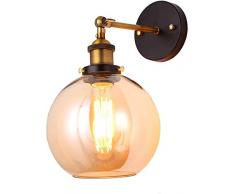 Amerikanischen Land Kreative Vase Schmückt Retro Metall Persönlichkeit Wandleuchte Einfache Wohnzimmer Schlafzimmer Nachttischlampe Studie Wandleuchte Europäischen Bar Café E27 apliques pared