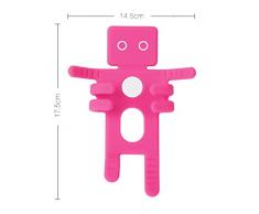 Pusteblume Tischvase, Aquarellgemälde, Pink